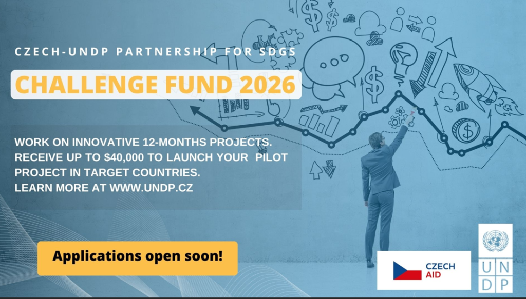 Nový ročník Czech-UNDP Challenge Fund 2026 se blíží: Získejte grant až 40&nbsp;000 USD na vaše inovace