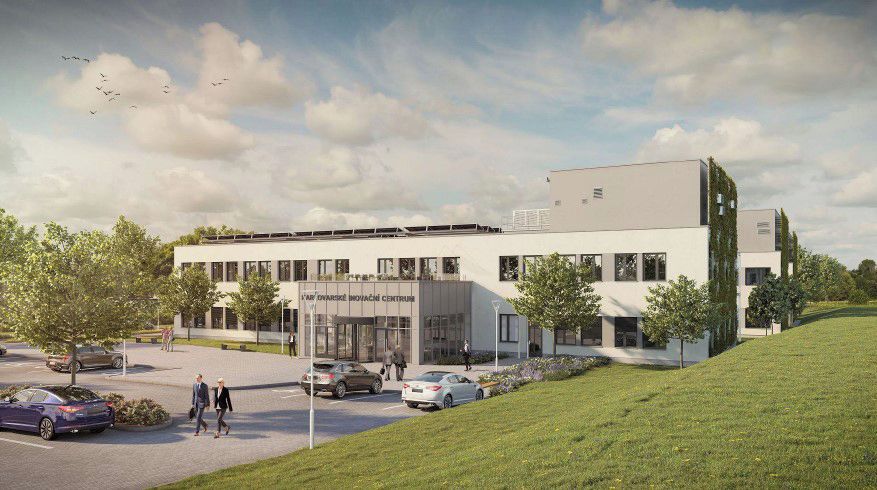 Nové inovační centrum KIC KK se zelenou živou fasádou